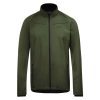 Front view of a GOREWEAR Men's R3 Partial GORE-TEX INFINIUM™ Jacket in the Utility Green colourway (8031308316834)