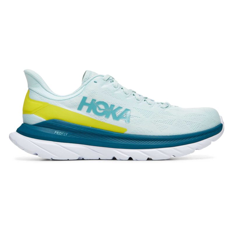 Lateral view of men's Hoka Mach 4 Running Shoes (7232141656226)