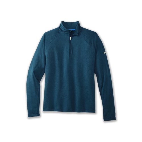 Front view of men's brooks dash 1/2 zip  (7319433052322)