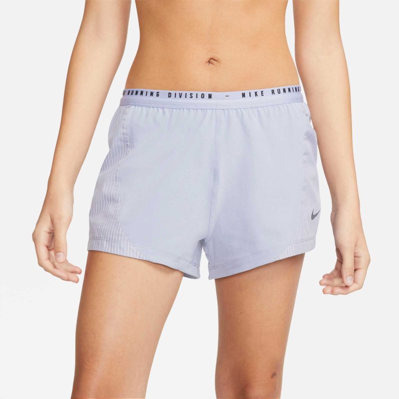 Front view of women's nike run division tempo lx short (6918129254562)