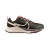 Lateral side of the right shoe from a pair of Nike Pegasus Trail 4 Women's Trail Running Shoes in the Sequoia/Guava Ice-Amber Brown colourway (7995937587362)