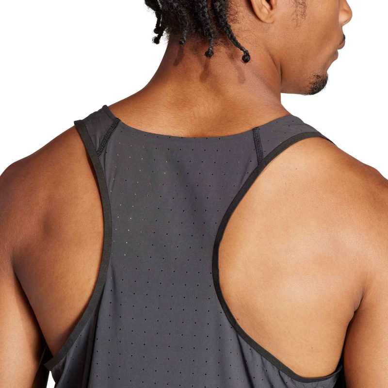 IW6105 M adidas AdizeroSinglet detailed back view