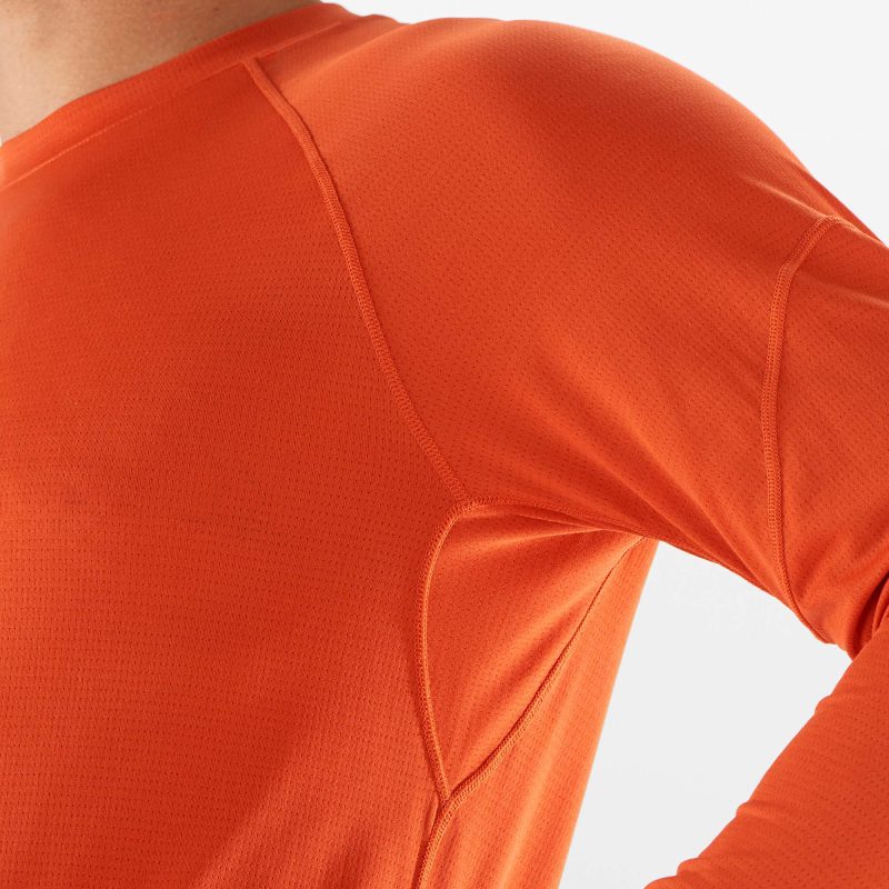 LC2033600 M Salomon CrossRunLongSleeveT Shirt detail