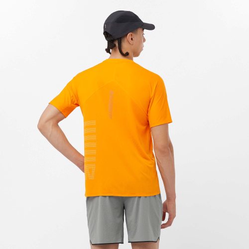 LC2254100 M Salomon SenseAeroGFXShortSleeveT Shirt backonbody