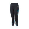 Front view of Ronhill Women's Life Satori Crop Running Tight in black (7579977679010)