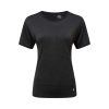 Front view of Ronhill Women's Tech Glide S/S Running Tee in black. (7744876183714)