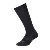 Lateral view of unisex 2XU VECTR LIGHT CUSHION full length sock (6961070014626)