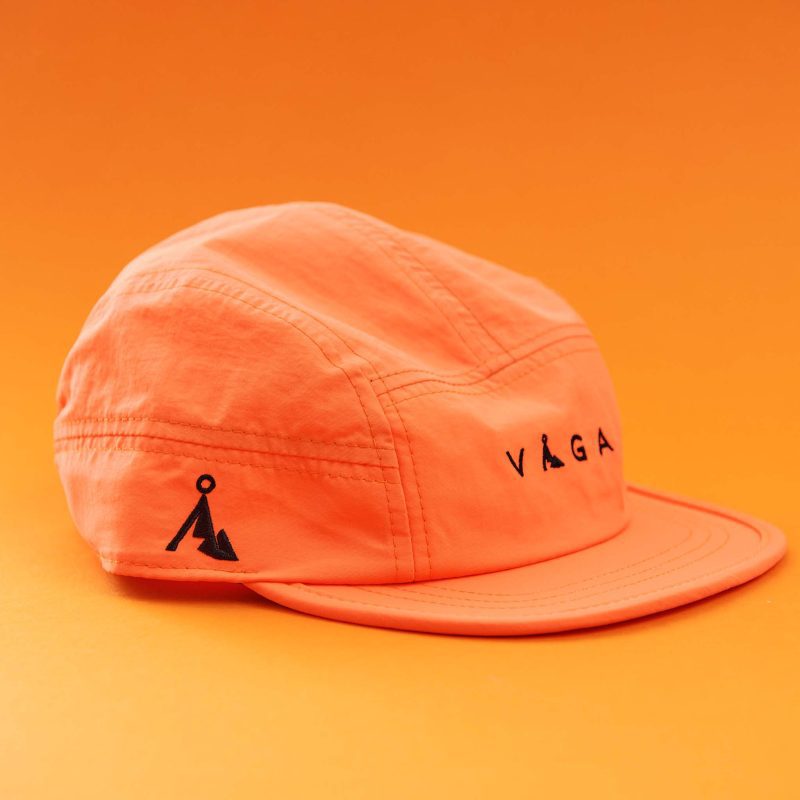 A VAGA Unisex Fell Cap in the Neon Orange/Navy colourway (8217265307810)