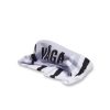 A VAGA Unisex Club Headband in the Black/Mist Grey/White colourway (8385436221602)