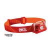 Front view of unisex petzl tikkina 250 lumens head torch (7055137210530)